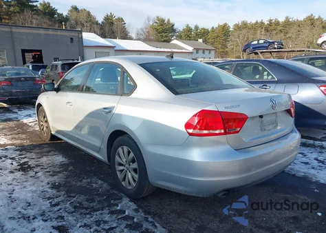 2013 Volkswagen Passat 2.5L Wolfsburg Edition from USA, damaged, VIN 1VWAH7A30DC142221